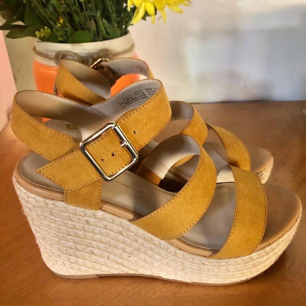 Free People - BC Footwear Vegan Suede Wedges